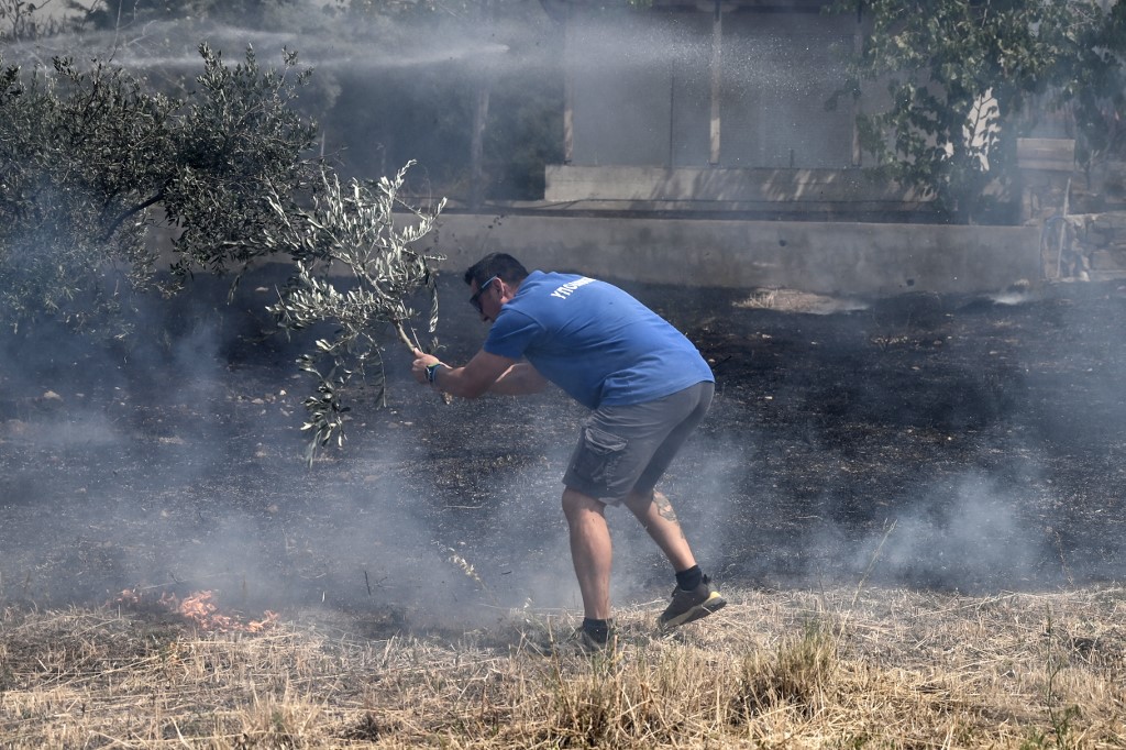 GREECE-FIRE-ENVIRONMENT-CLIMATE-WEATHER