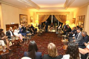 فريد هيكل الخازن يستقبل السفير المصري في لبنان