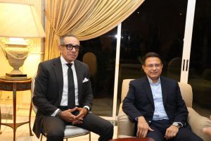 فريد هيكل الخازن يستقبل السفير المصري في لبنان