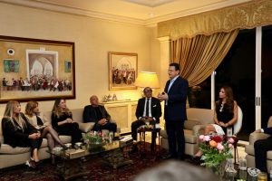 فريد هيكل الخازن يستقبل السفير المصري في لبنان