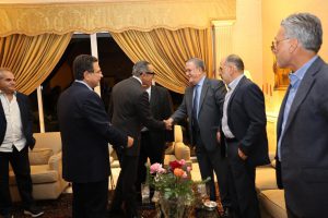 فريد هيكل الخازن يستقبل السفير المصري في لبنان