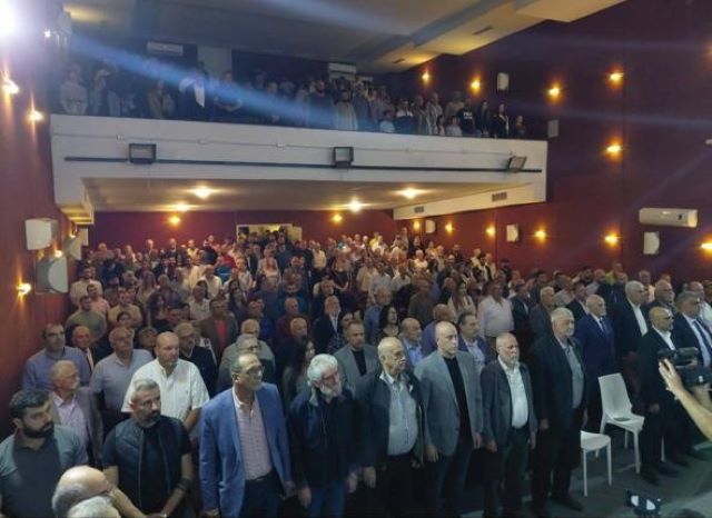 بربر المعراوي ممثلا المرده في احتفال الحزب السوري القومي في أميون